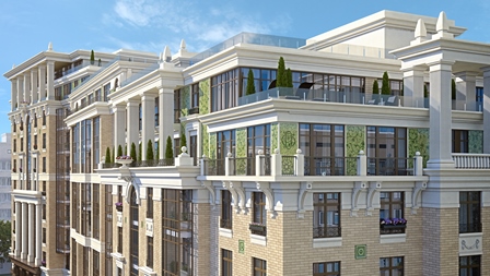 За четыре месяца 2013 года на рынке элитного жилья Москвы появилось пять новых комплексов