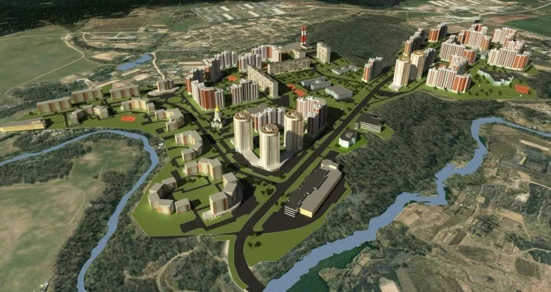 Элитное загородное жильё на Новой Риге вытесняют многоэтажные комплексы