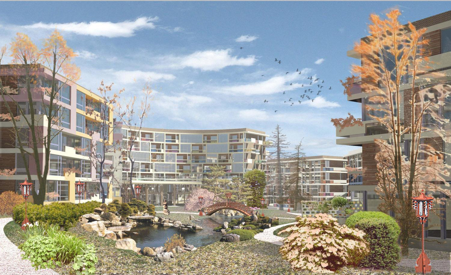 ТОП-5 элитных домов с уникальными внутренними дворами