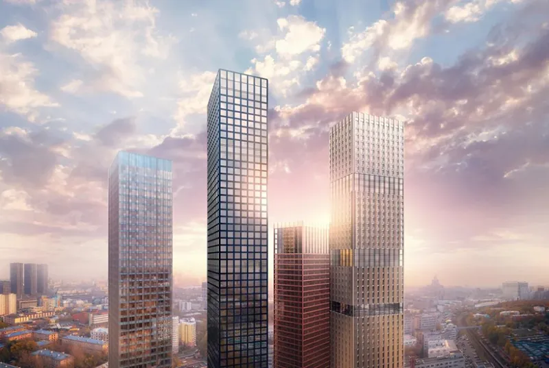 Компания MR Group представила концепцию комплекса небоскребов на севере Москвы