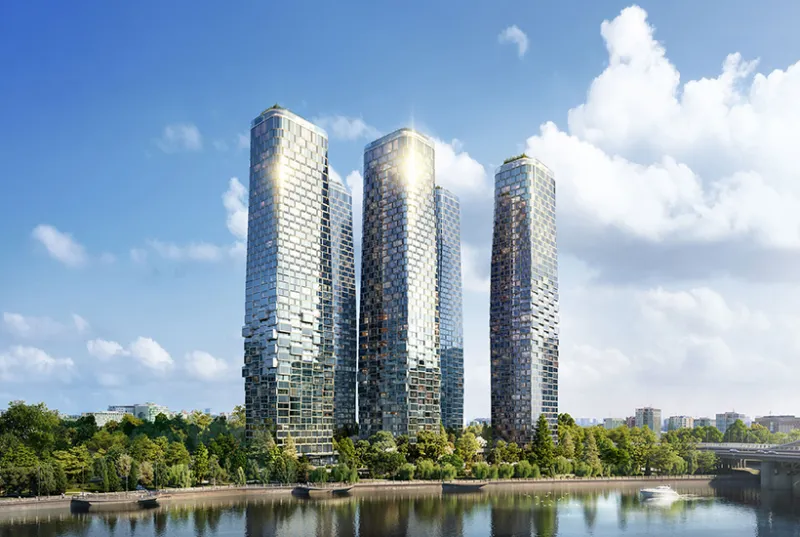 Продажи элитных новостроек Москвы за год снизились на 14%
