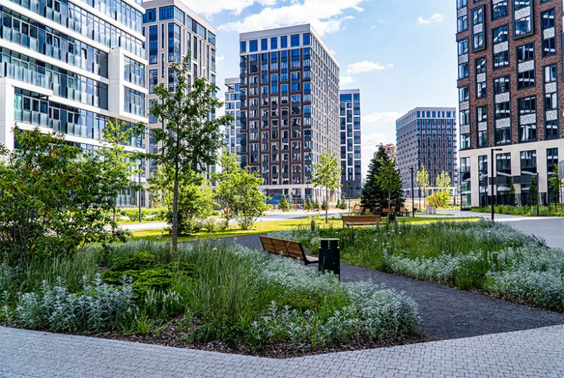 В проекте West Garden появится самая большая территория благоустройства в премиум-классе 