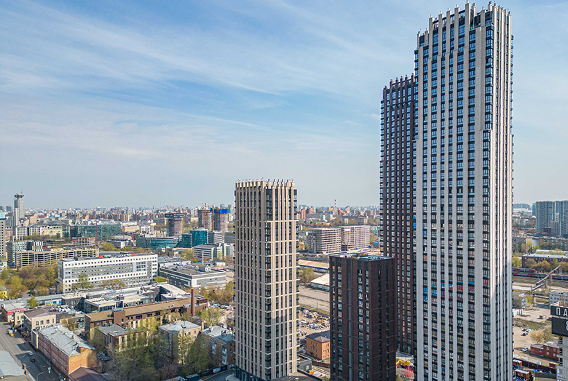 Суммарная площадь жилья в строящихся небоскребах Москвы выросла на 39% за год