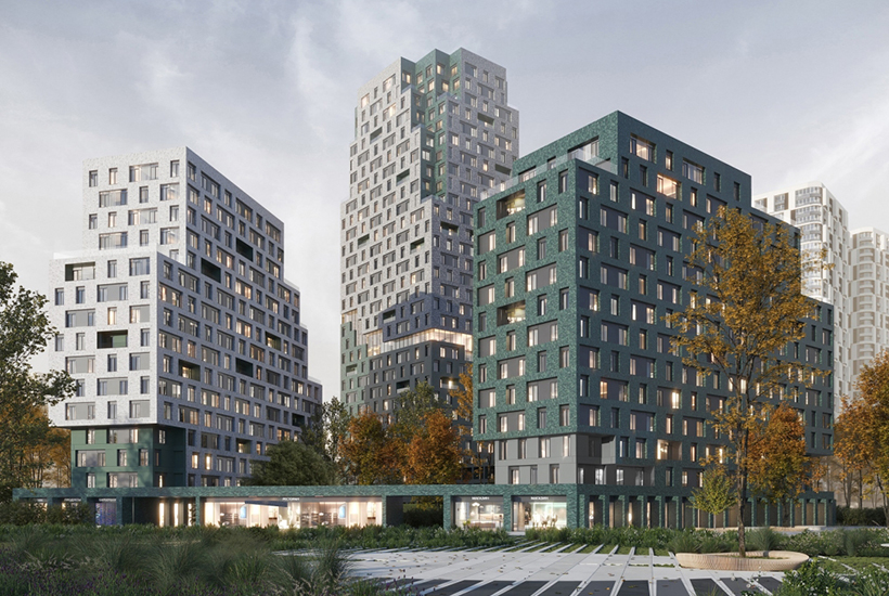 В московском районе Лефортово возведут комплекс на 54 тыс. кв. м со ступенчатой архитектурой