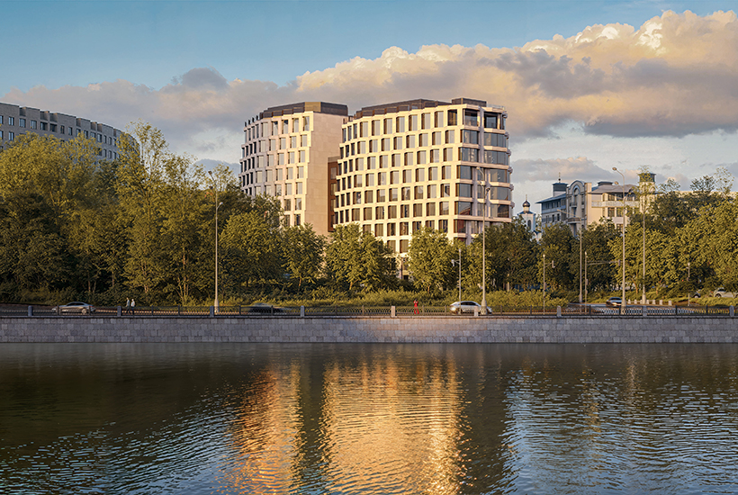В Хамовниках построят дом с фасадами из белого известняка и гранита