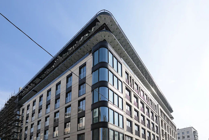 В клубном доме TURGENEV завершаются фасадные работы и демонтаж строительных лесов