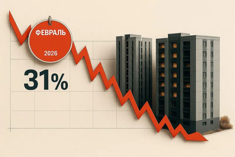 Продажи новостроек в Московском регионе в феврале упали на 31%