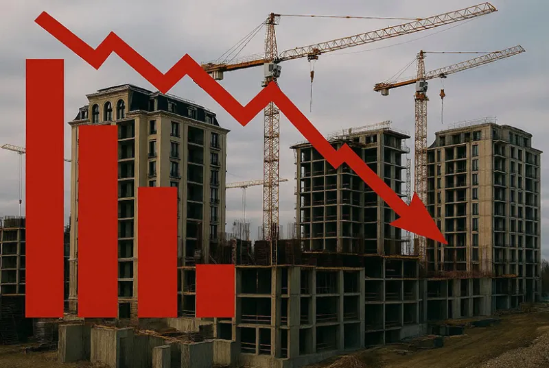 Ввод первичного жилья в Москве сократился за год на 9%